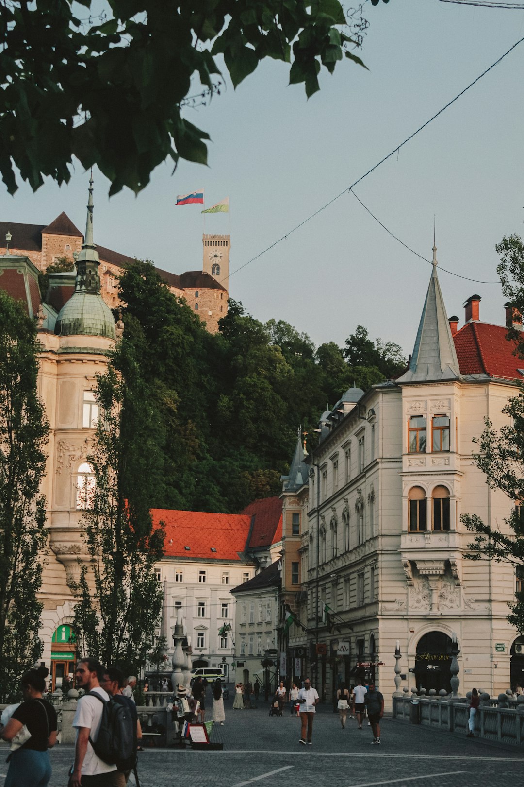 Stradă colorată din Ljubljana